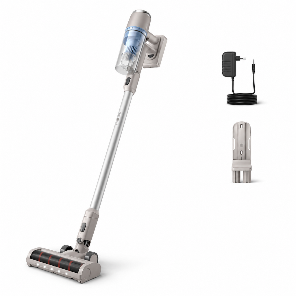Philips 2000 Series XC2011/61 | Cordless Vacuum | LED Nozzle | Lightweight Design