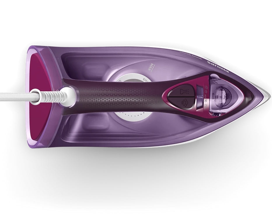 Philips 3000 Series DST3041/36 | Steam Iron | 2600W | Ceramic Soleplate | 200g Boost