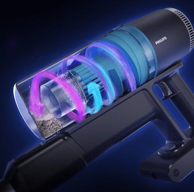 Philips 3000 Series XC3031/61 | Cordless Vacuum | LED Nozzle | 60 Min Runtim