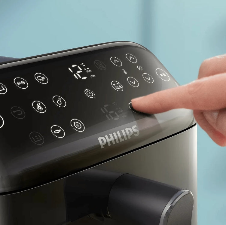 Philips 4000 Series NA460/09 | Dual Basket Airfryer | 10L | RapidAir | 45% Less Space