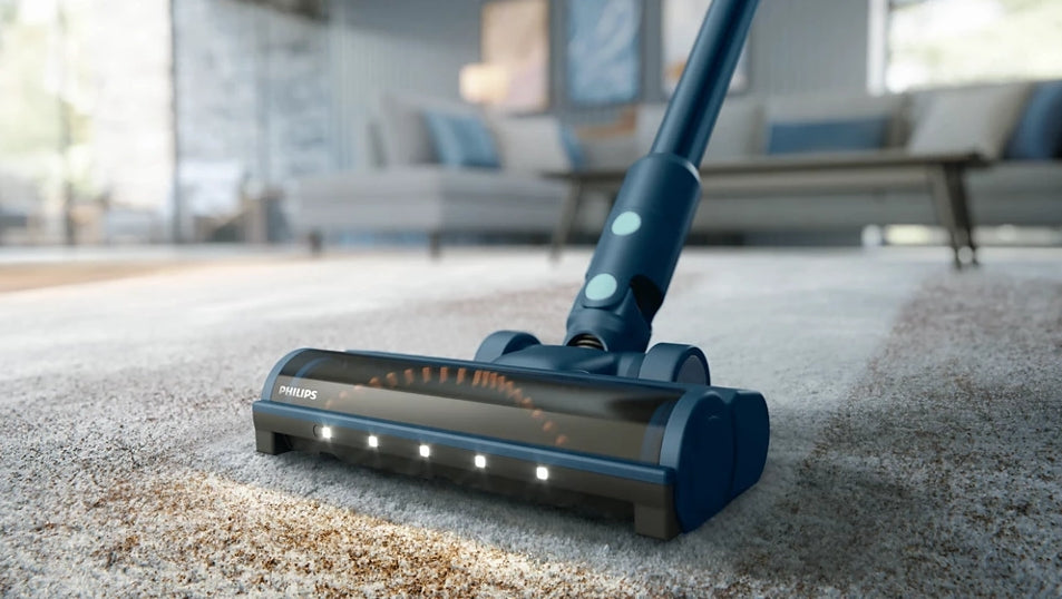 Philips 5000 Series XC5041/61 | Cordless Vacuum & Mop | TriActive LED | 60 Min Runtime