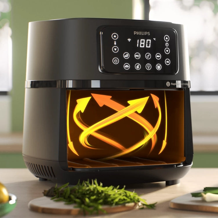 Philips 5000 Series XXL HD9285/93 | Connected Airfryer | 7.2L | 16-in-1 | HomeID App