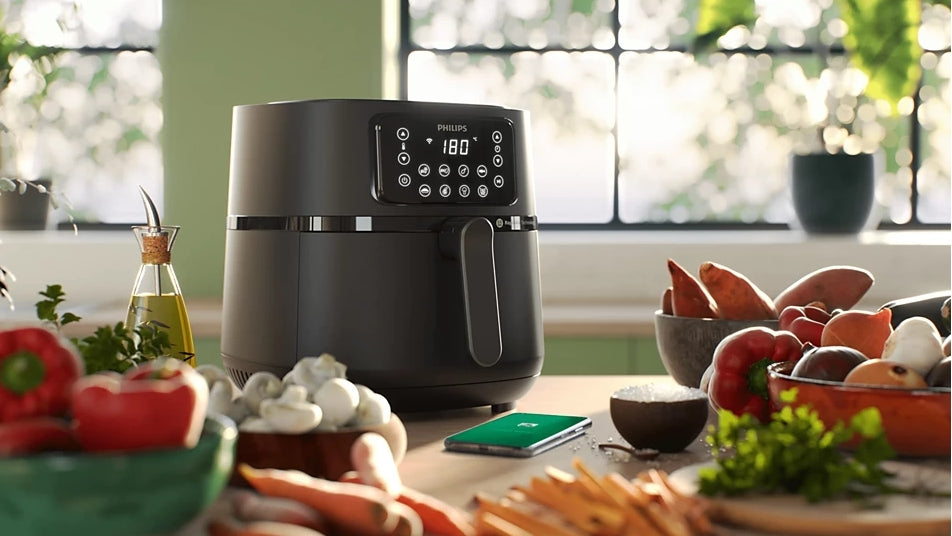 Philips 5000 Series XXL HD9285/93 | Connected Airfryer | 7.2L | 16-in-1 | HomeID App