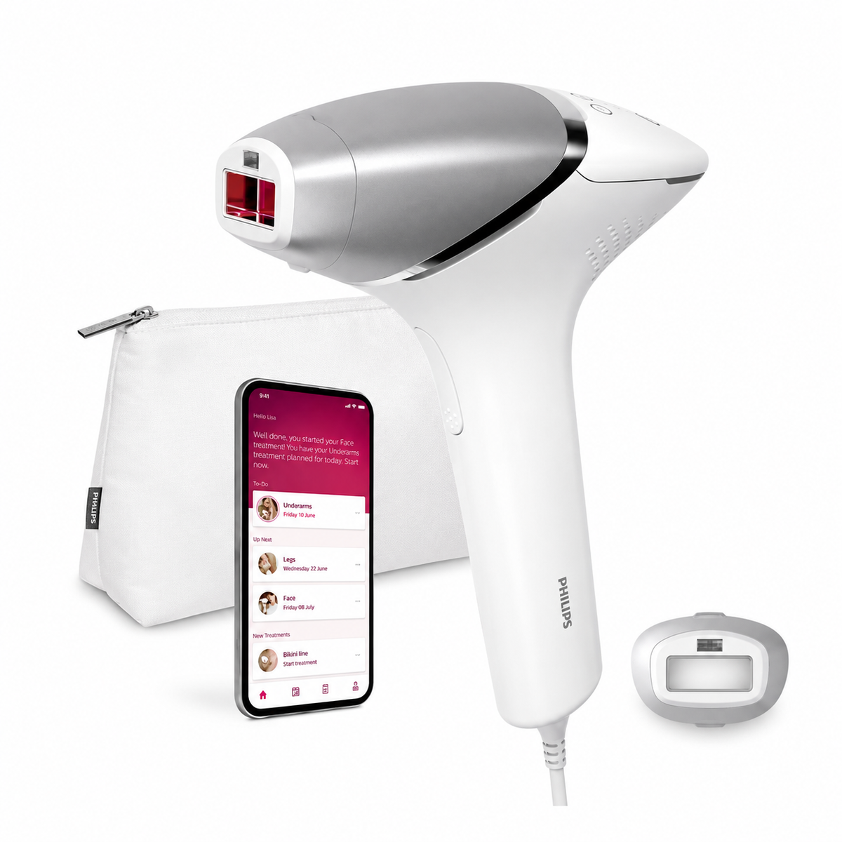 Philips Lumea IPL 8000 Series Hair Removal Device with SenseIQ - BRI940/00