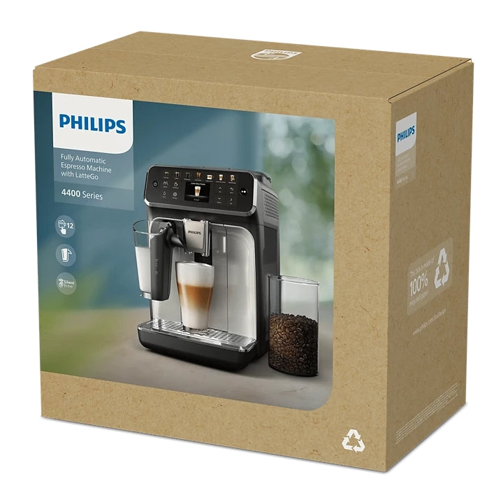 Philips Series 4400 Fully Automatic Espresso Machine - EP4446/70