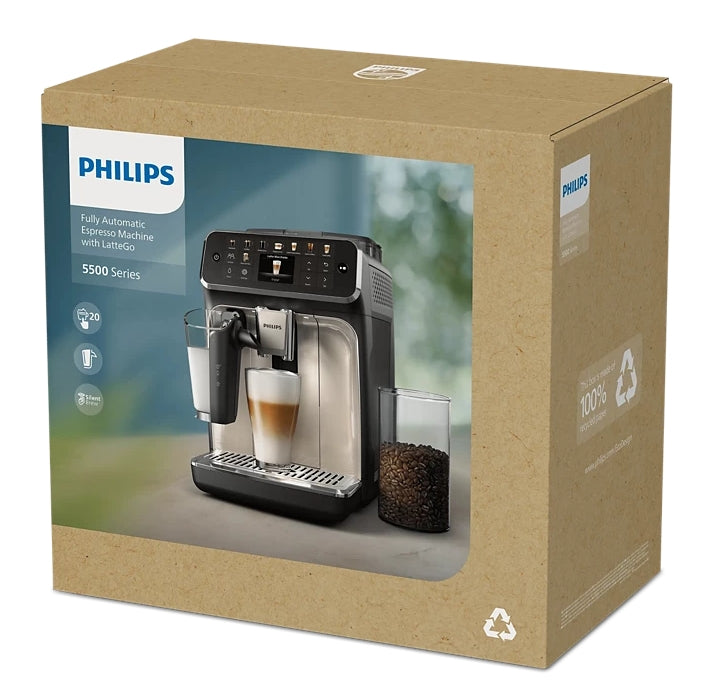 Philips Series 5500 Fully Automatic Espresso Machine - EP5547/90