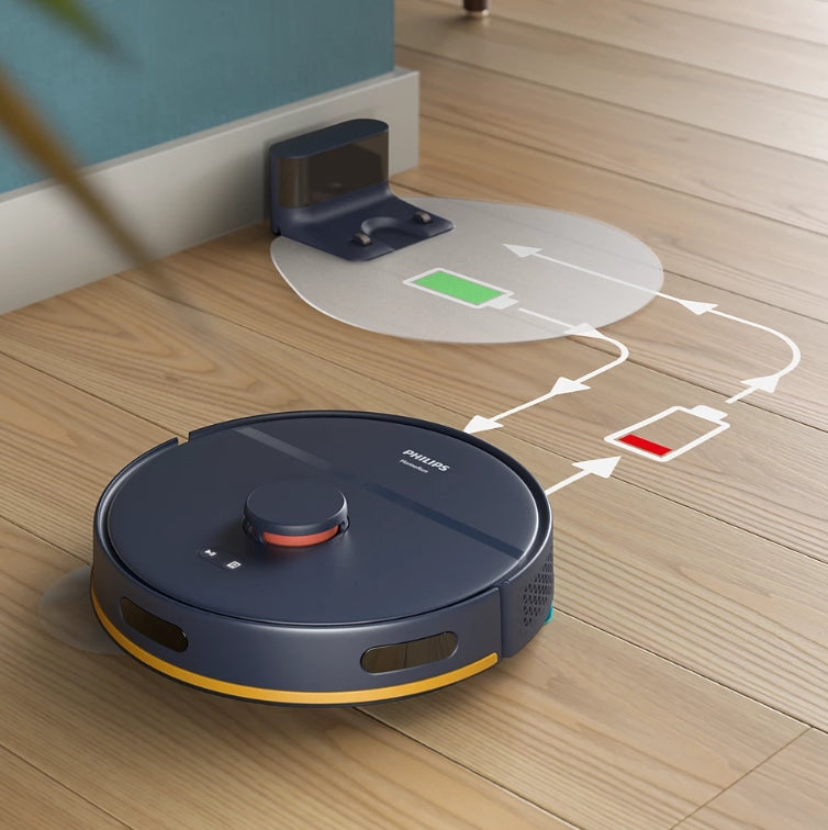 Philips XU2000/15 Robot Vacuum & Mop | 6000 Pa Suction | LDS Navigation