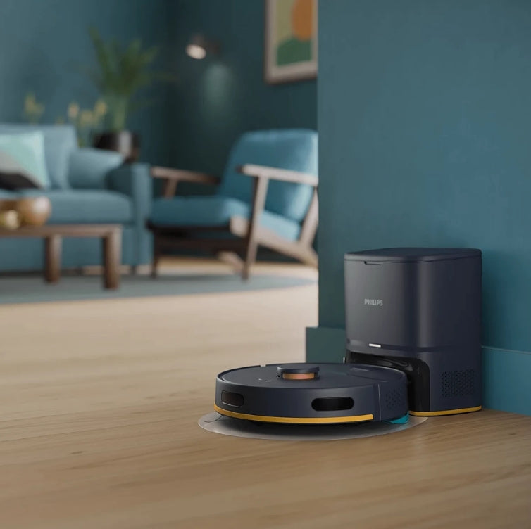 Philips XU2100/15 Robot Vacuum & Mop | 6000 Pa Suction | Auto-Empty Station