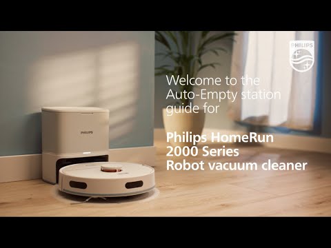 Philips XU2100/15 Robot Vacuum & Mop | 6000 Pa Suction | Auto-Empty Station